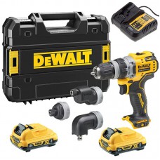 DeWALT DCD703L2T gręžtuvas - suktuvas 2x3 Ah 